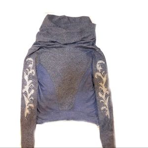 Miss Me Unique Appliqué Hoodie